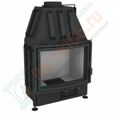 Стальная топка Рона 710Ш, панорама (Мета) 12 кВт