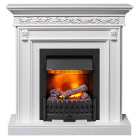 Каминокомплект Valletta - Белый (Ширина 1040 мм) с очагом Danville Black FB2