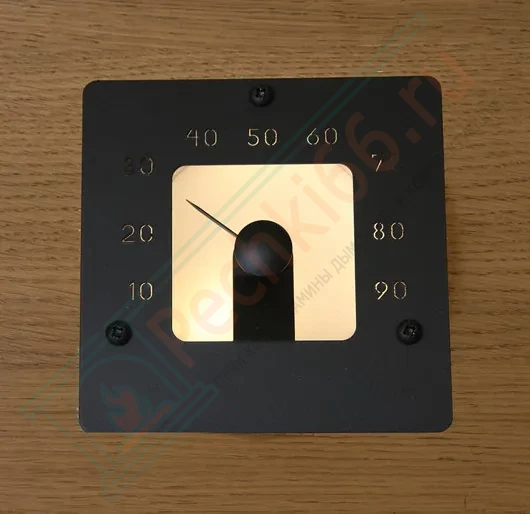Гигрометр для сауны Cariitti SQ черный, требуется 1 оптоволокно D=2-4 мм