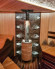 Печь для бани Атмосфера XL+, усиленная каменка, ламели "Окаменевшее дерево" (ProMetall) в Кургане