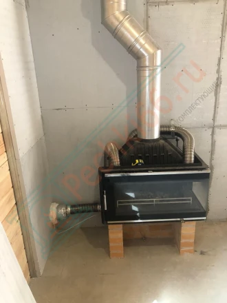 Чугунная топка Kaw-Met W16 PB под ключ (монтаж 07.2020)