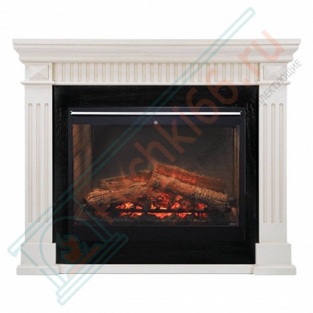 Каминокомплект America - Слоновая кость с патиной с электроочагом Symphony 30'' DF3020-INT
