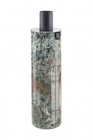 Дымоход - конвектор Жадеит перенесённый рисунок, d-115, L=1000 мм (Feringer)