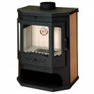 Печь-камин Бавария Призматик с плитой (ЭкоКамин) до 270 м3