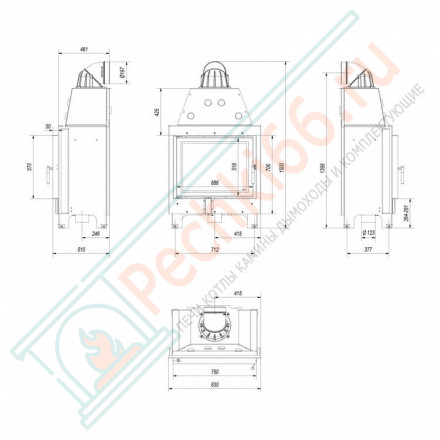Стальная топка MBA (Kratki)