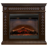 Каминокомплект электрический Milan - Темный дуб с очагом Symphony 26'' DF2608-INT (Dimplex)