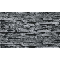 Плита ФАСПАН Серый камень №1008 Горизонталь 9 мм 1200х600мм (Везувий)