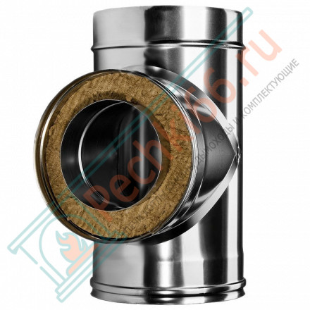 Тройник 90° с изол (НЕРЖ-321/0,5-НЕРЖ-439/0,5) d-180/260 (Дымок-Lux)