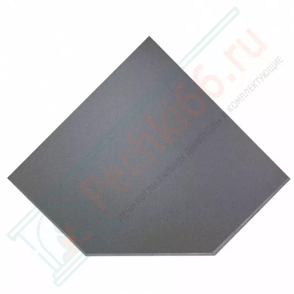 Притопочный лист VPL021-R7010, 1100Х1100мм, серый (Вулкан) в Кургане