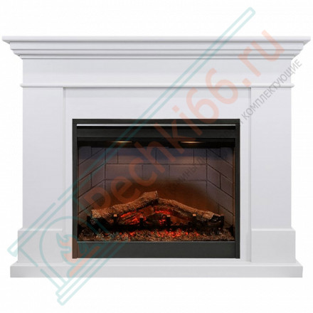 Каминокомплект California - Белый (Высота 1005мм) с электроочагом Symphony 26'' DF2608-INT
