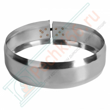 Хомут обжимной (НЕРЖ-439/0,5) d-180 (Дымок)