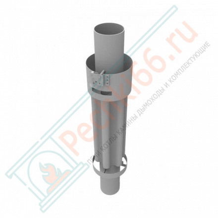 Дымоход - конвектор Змеевик наборный, d-115, L=1000 мм (Feringer)