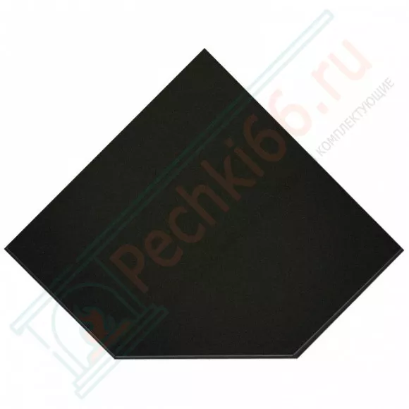 Притопочный лист VPL021-R9005, 1100Х1100мм, чёрный (Вулкан) в Кургане