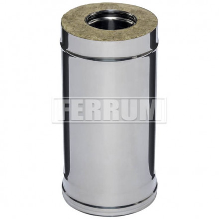 Сэндвич дымоход L=0,5м (НЕРЖ-430/0,5-ОЦИНК/0,5) d-150/210 (Ferrum GS-Z)