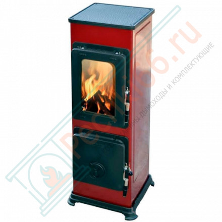 Отопительная печь Bozen, Бордовый (Thorma) до 124 м3