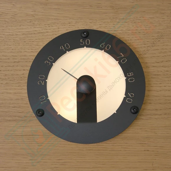 Гигрометр для сауны Cariitti черный, требуется 1 оптоволокно D=2-4 мм
