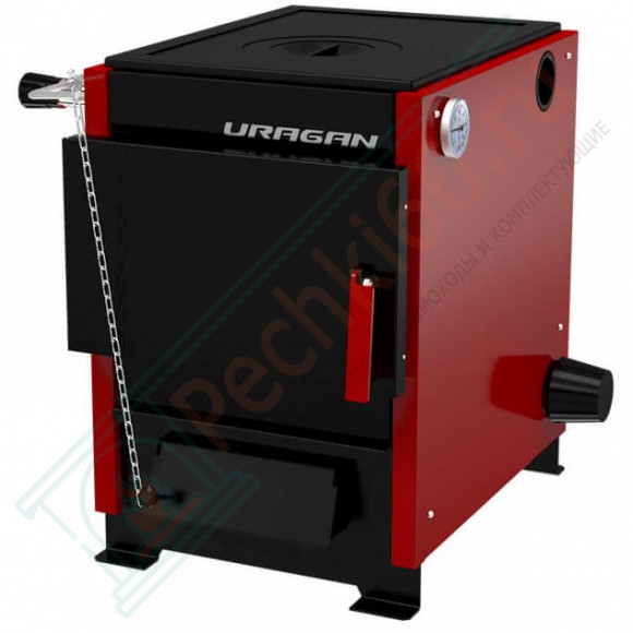 Котел твердотопливный URAGAN 10 (Термокрафт) 10 кВт в Кургане