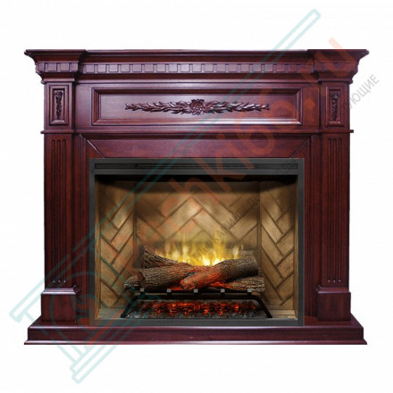 Каминокомплект Luxemburg - Темная вишня с очагом Revillusion RBF30