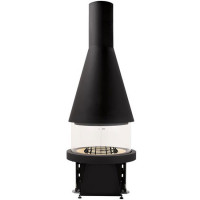 Круглая топка M360 T конический кожух (Piazzetta)