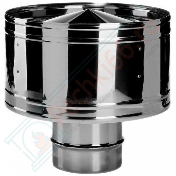 Дефлектор на трубу без изол (AISI-304/0,5мм) d-115 (Вулкан) в Кургане