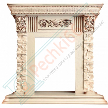 Портал Luxemburg (каменный) - Сланец/Cлоновая кость с патиной (Высота 965мм)