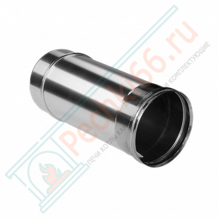 Труба прямая L=250 без изол (НЕРЖ-321/0,8) d-200 (Дымок-Lux)
