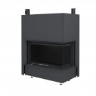 Каминная топка CFR 1000B правая, черный шамот (Stav) Каминная топка CFR 1000B правая, черный шамот (Stav)