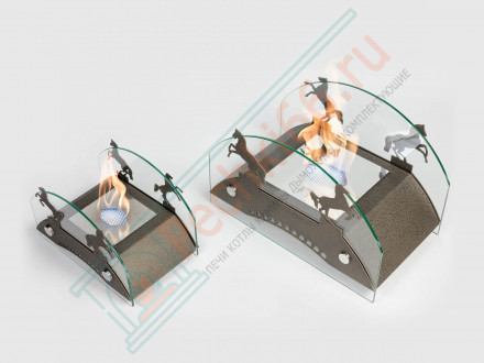 Биокамин Графский мост S, бронза (LuxFire)