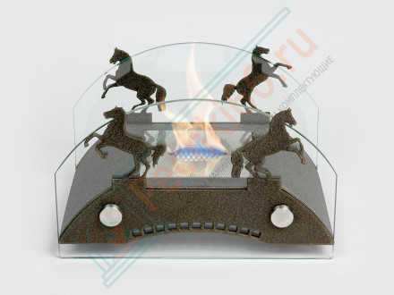 Биокамин Графский мост S, бронза (LuxFire)