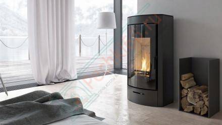 Печь-камин Orti, белая сталь (Defro-Home) 9кВт