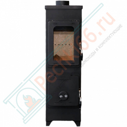 Отопительная печь Flensburg Top, Черная (Thorma) до 190 м3