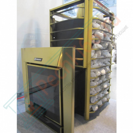 Банная печь Ermak 30 Сетка-Люкс GOLD (Ермак)