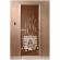 Стеклянная дверь для бани бронза прозрачная "Банька" 1900х700 (DoorWood) в Кургане