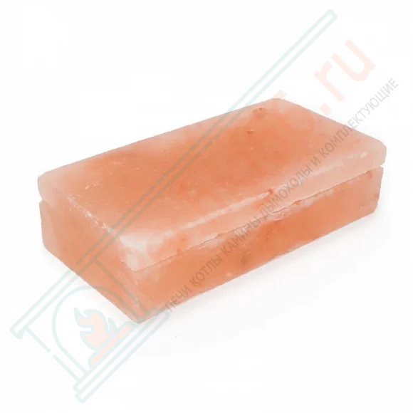 Кирпич из гималайской розовой соли 200x100x50 мм шлифованный (с пазом)  в Кургане