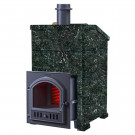 Чугунная печь для бани Комплект GFS ЗК 18 (П) Президент 850/50 Серпентинит (ТехноЛит)