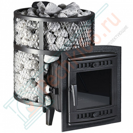 Печь банная Атмосфера-М (Мини) сетка нержавейка (ProMetall)
