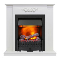 Каминокомплект Lumsden - Белый дуб с электроочагом Danville Black FB2