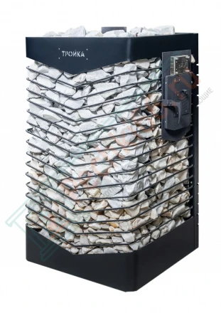 Газовая печь для бани № 06-ГТ 60 с сеткой для камней (Тройка) до 36 м3