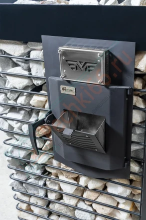 Газовая печь для бани № 06-ГТ 60 с сеткой для камней (Тройка) до 36 м3