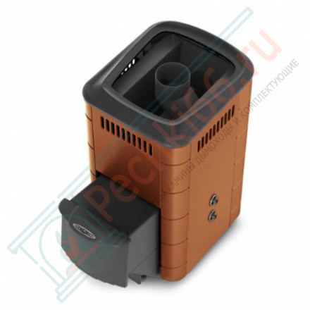 Печь для бани Тунгуска 2017 Carbon ДА ТО терракота (T.M.F) до 18 м3