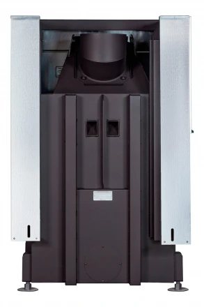 Топка Дельта 800 RB два стекла правая принтинг черный шамот (Экокамин)