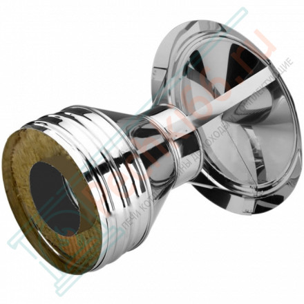 Зонт V50R с изол (AISI-321/0,8-AISI-304/0,5) d-130/230 (Вулкан-Cerablanket)