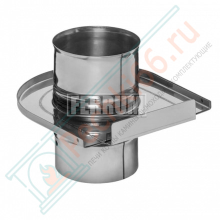 Шибер-задвижка (НЕРЖ-430/0,8) d-150 (Ferrum HF)