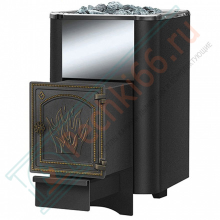 Чугунная печь для бани Сенсация 22 Антрацит ДТ-4 (Везувий) до 24 м3
