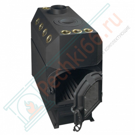 Отопительная печь Ставр 9ЧЧ, с чугунным кружком и чугунной дверцей (Термофор) до 150 м3