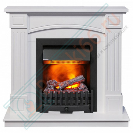 Каминокомплект Boston - Белый (Высота 925см) с электроочагом Danville Black FB2 (Dimplex)