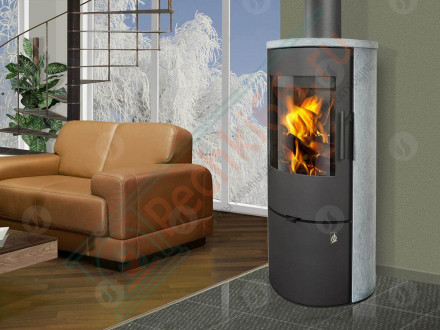 Печь-камин Evora камень (Romotop)