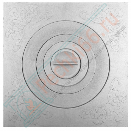 Плита чугунная П1-5, под казан от 8 до 10 л (512х512х20) (Рубцовск)