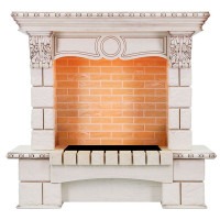 Портал Pierre Luxe угловой - Слоновая кость / Шампань (Высота 1035мм)